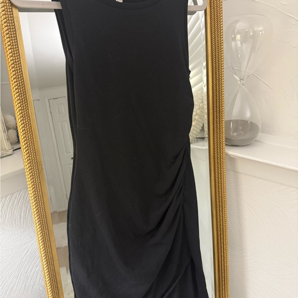 Leith Black Midi Dress